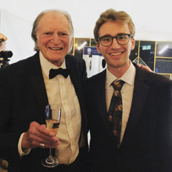 With David Bradley at the National Youth Film Awards